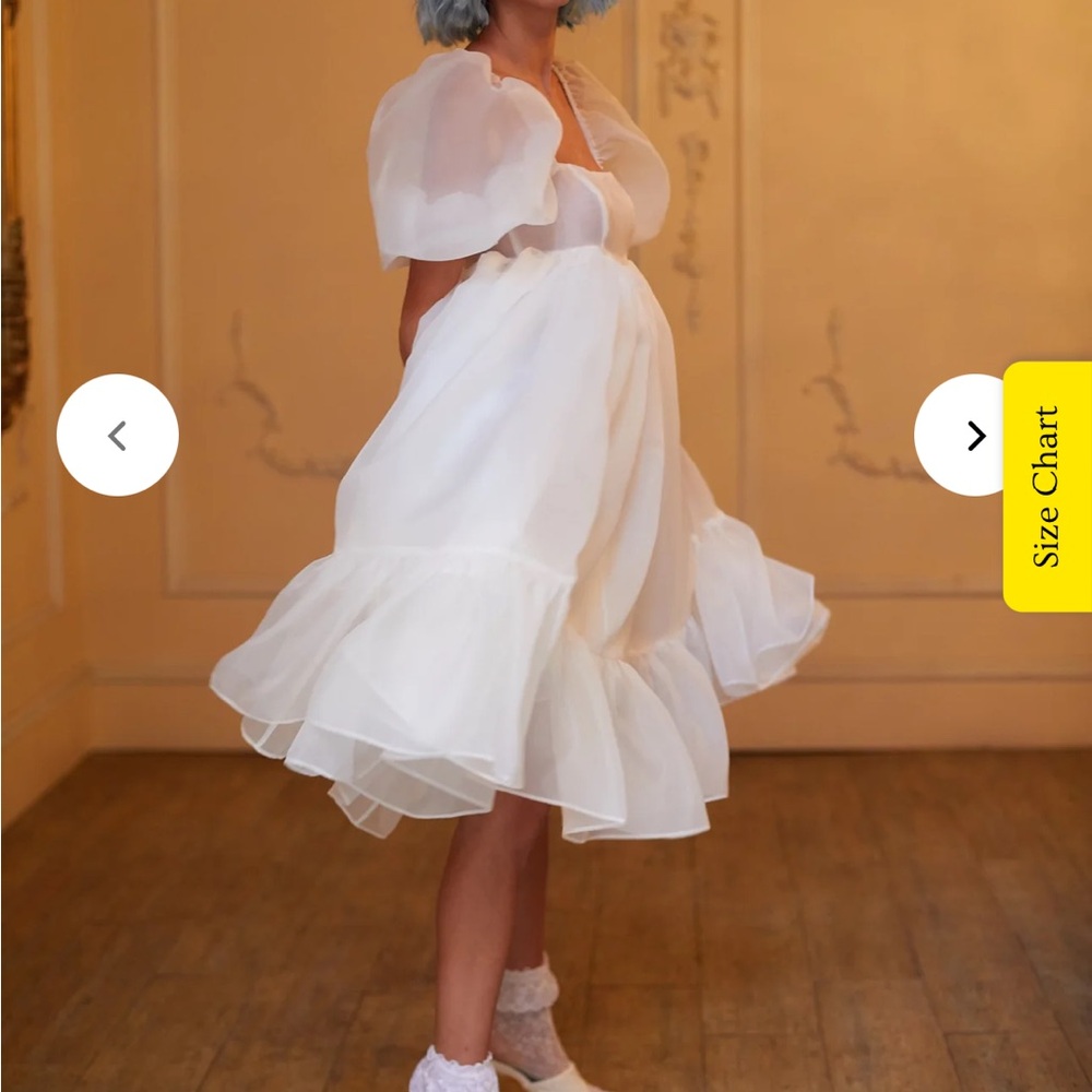 The Ivory French Puff Dress